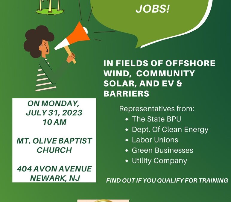 Come Talk about Green Jobs