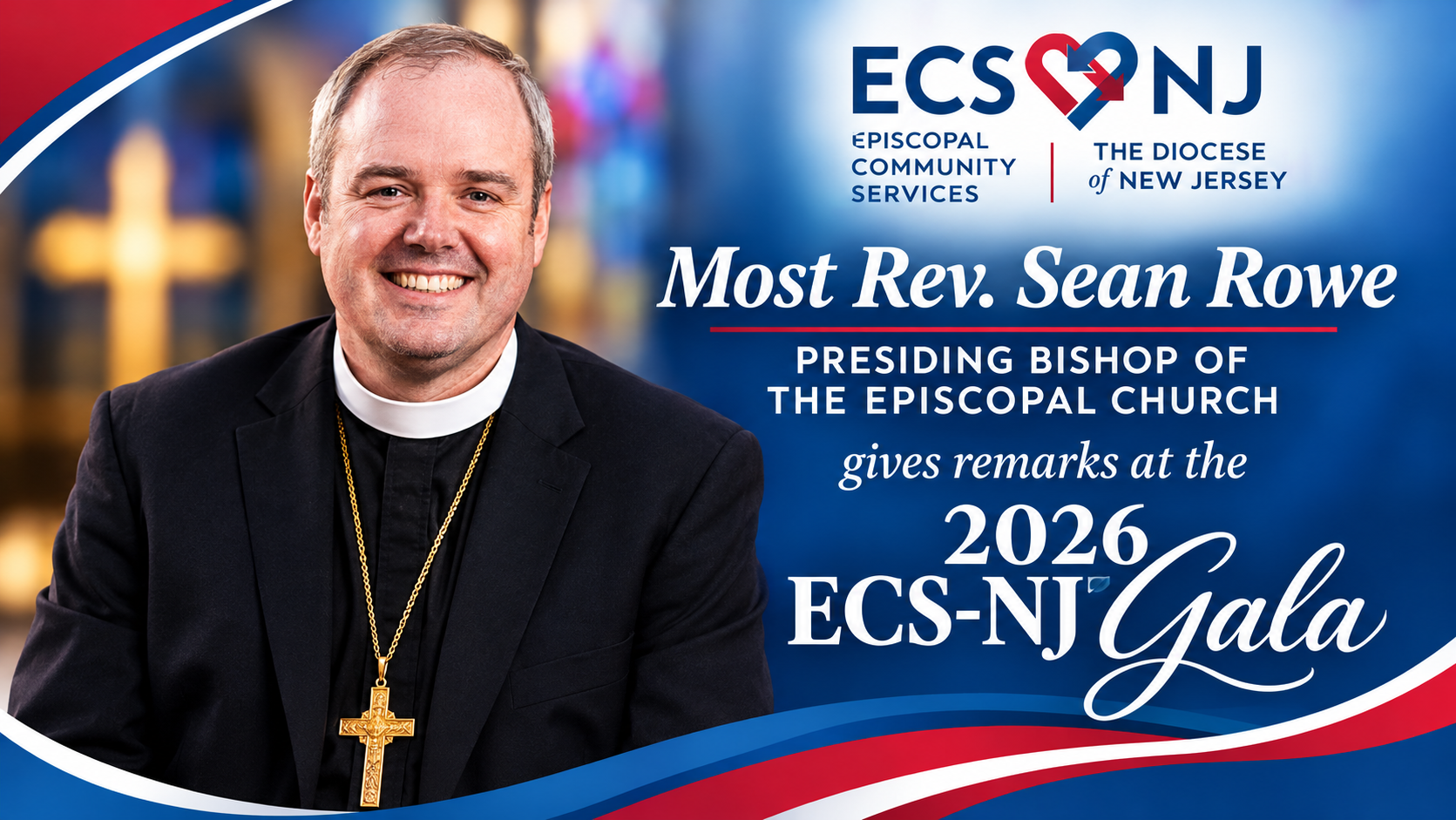 Bishop Sean Rowe gives remarks at 2026 ECS-NJ Gala